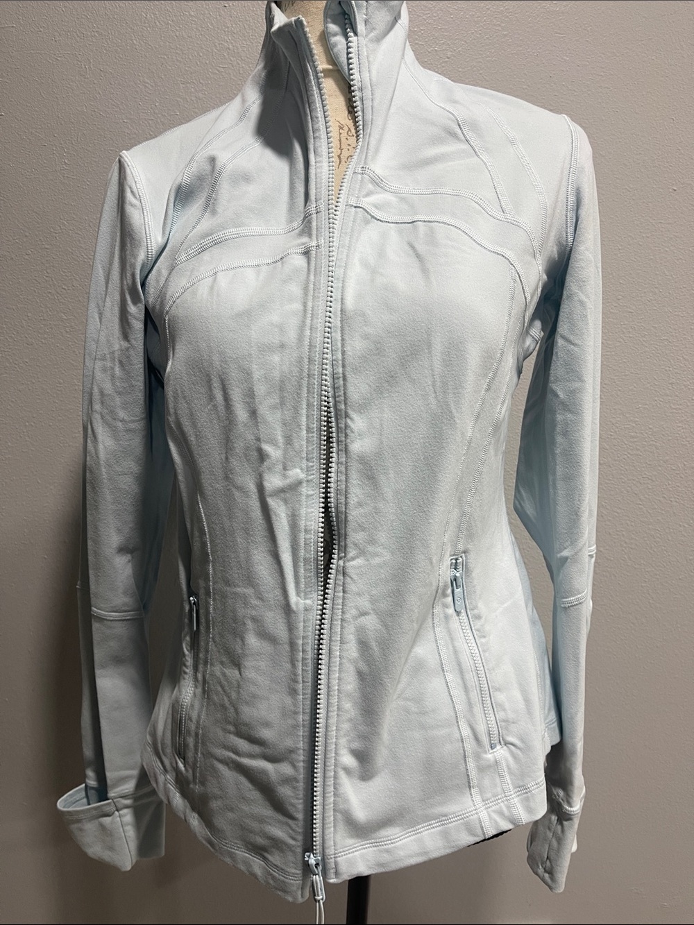 Lululemon Light Blue Women's Zip-Front Jacket